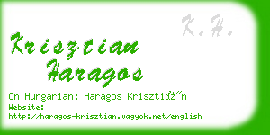 krisztian haragos business card